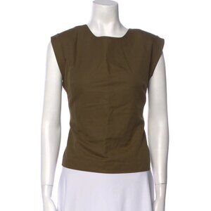 FRAME Bateau Neckline Sleeveless Top